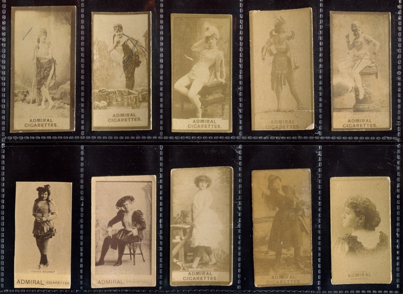 N392 Admiral Cigarettes Actresses Lot of (58) Cards