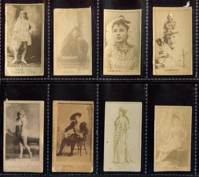 N392 Admiral Cigarettes Actresses Lot of (58) Cards