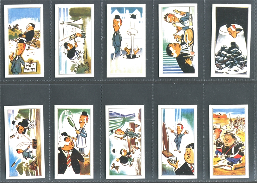 1968 Primrose Confectionery Laurel & Hardy Complete Set of (50) Cards