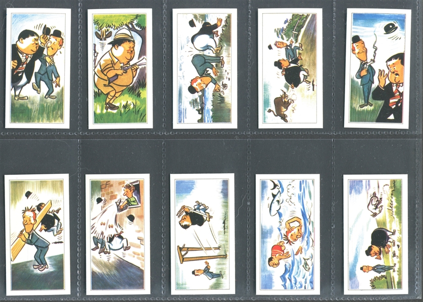 1968 Primrose Confectionery Laurel & Hardy Complete Set of (50) Cards