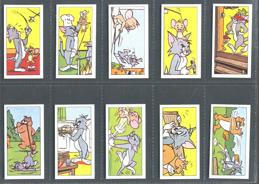 1970 Barratt Tom & Jerry Complete Set of (50) Cards