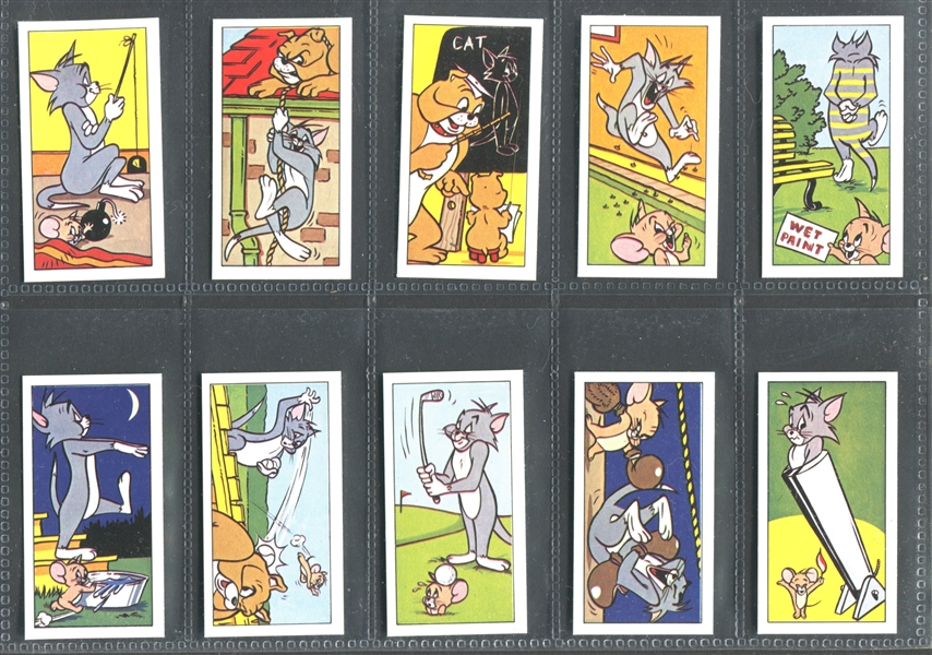 1970 Barratt Tom & Jerry Complete Set of (50) Cards