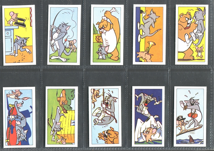 1970 Barratt Tom & Jerry Complete Set of (50) Cards