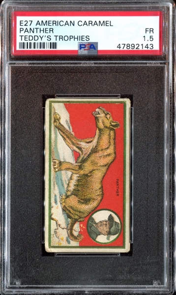 E27 American Caramel Teddy's Trophies Panther PSA1.5