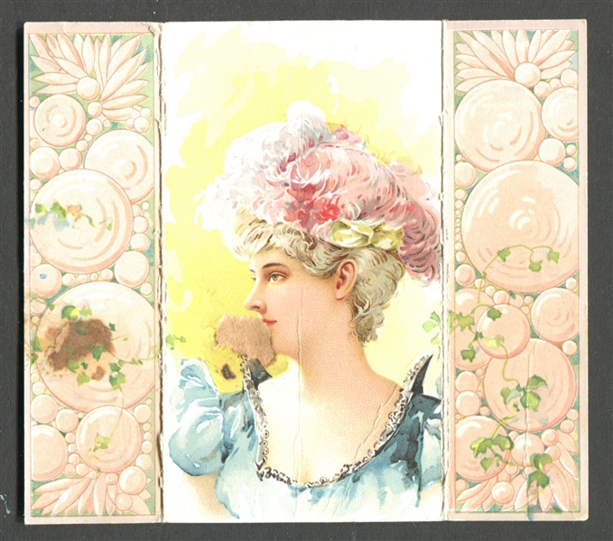 N96 Duke Honest Long Cut Actresses Folder Type Card