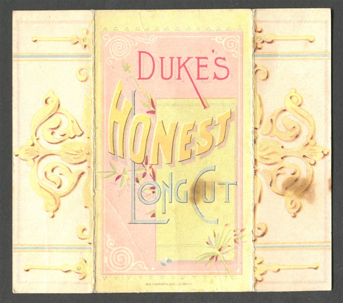 N96 Duke Honest Long Cut Actresses Folder Type Card