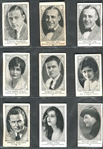 W-UNC Movie Actors and Actresses Blank-Back (Like E123) Lot of (25) Cards