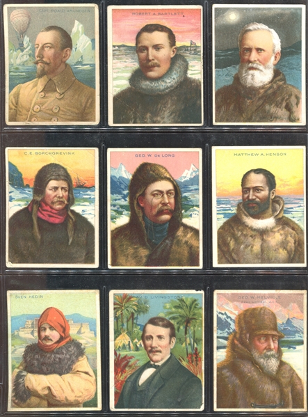 T118 Hassan World's Greatest Explorers Lot of (17) Cards