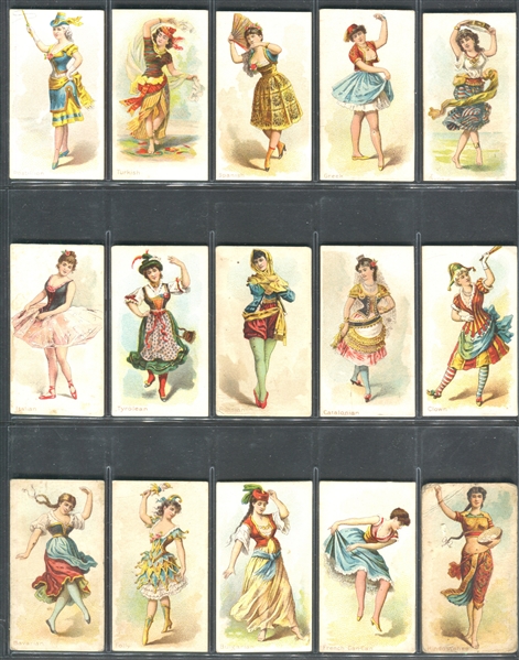 N186 Kimball Dancing Women Lot of (37) Cards