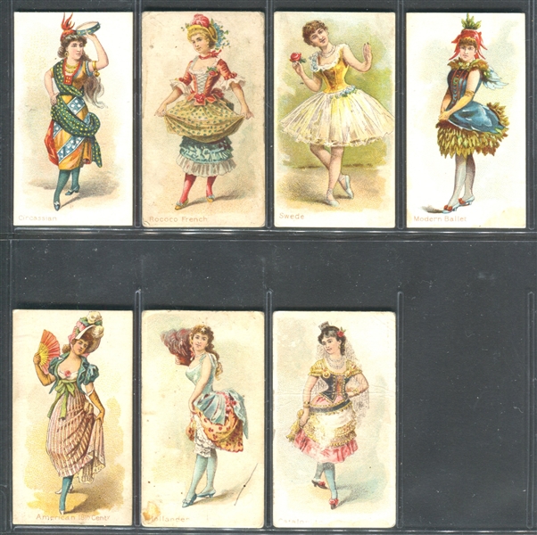 N186 Kimball Dancing Women Lot of (37) Cards