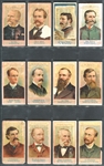 N1 Allen & Ginter American Editors Lot of (12) Cards