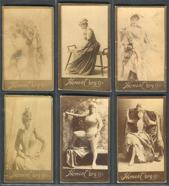 N150 Duke Honest Long Cut Actresses Lot of (24) Cards