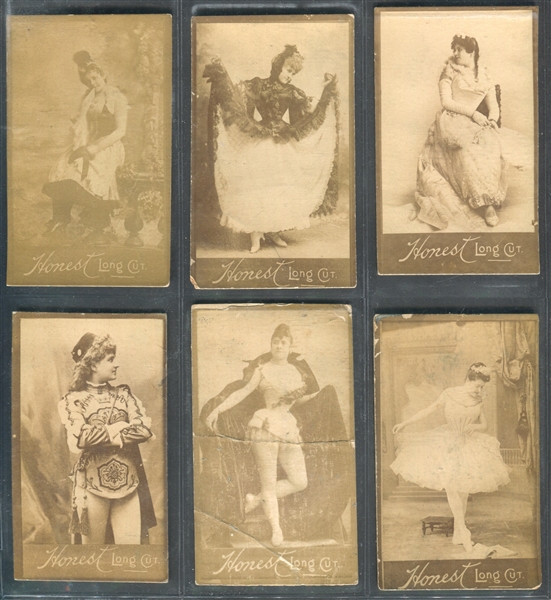 N150 Duke Honest Long Cut Actresses Lot of (24) Cards