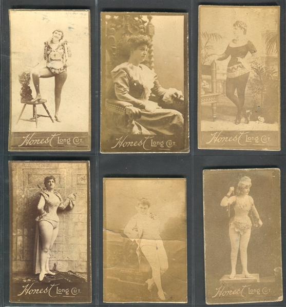 N150 Duke Honest Long Cut Actresses Lot of (24) Cards