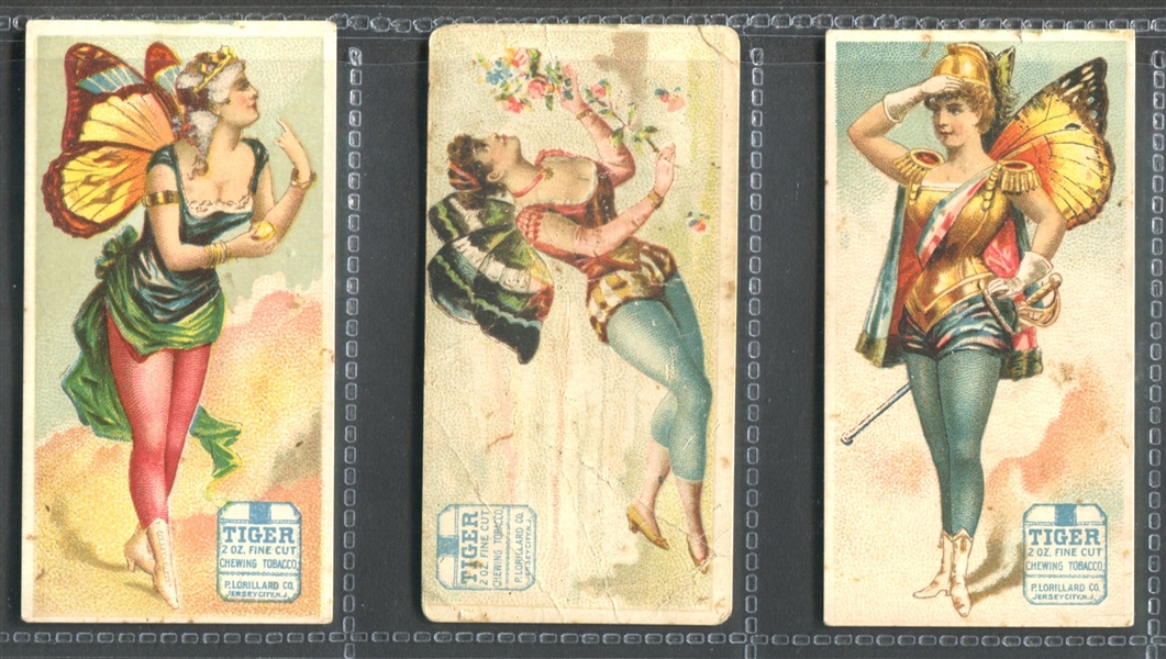 N256 Lorillard Ancient Mythology Burlesqued Lot of (18) Cards