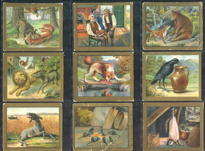 T57 Turkish Trophies Fable Series (Series I) Lot of (50) Cards