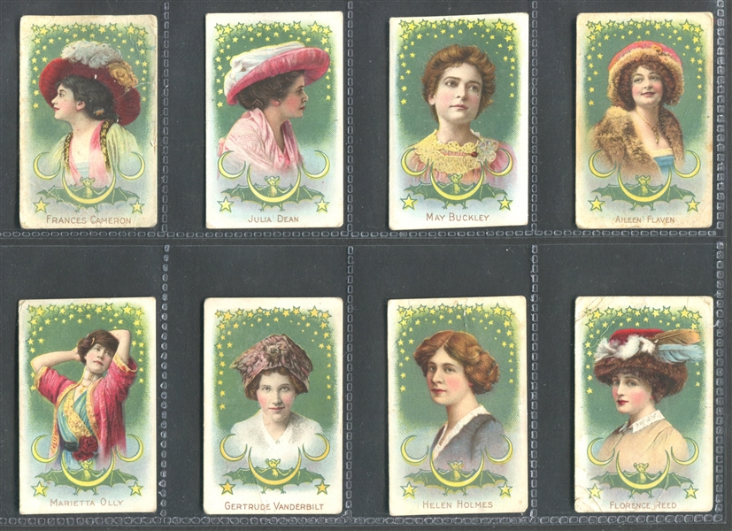 T27 Fatima Cigarettes Actresses Lot of (10) Cards