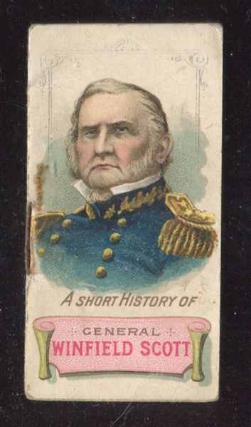 N78 Duke Histories of Generals Booklet - Gen. Winfield Scott