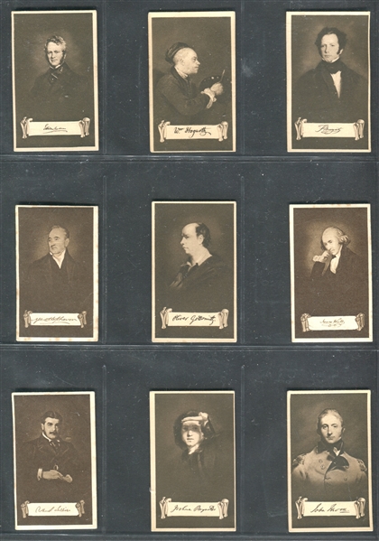 1923 Sarony Celebrities and Their Autographs Lot of (27) Cards