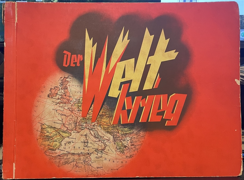 1937 Der Weltkrieg WWI Complete Cigarette Card Album with Cards