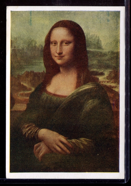 1938 G. Phillips Famous Paintings Postcard - Mona Lisa