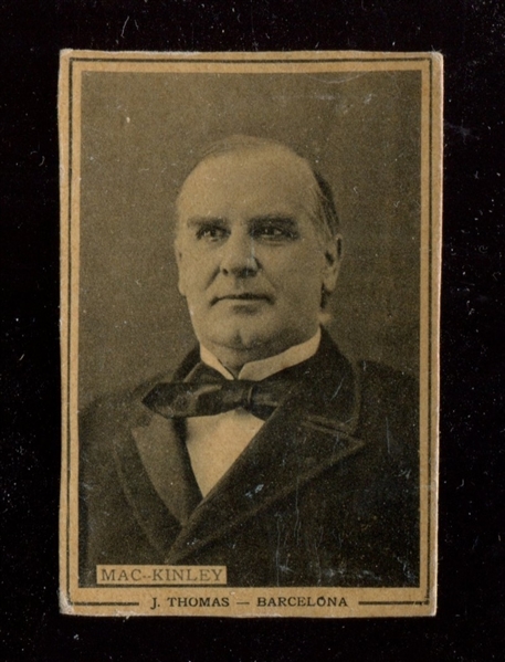 1912 J. Thomas Real Photo Card of President McKinley