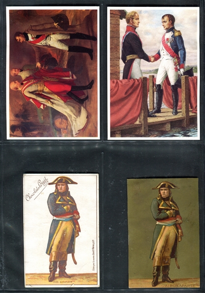 Lot of (7) 1890's to 1960's Napoleon Bonaparte Cards