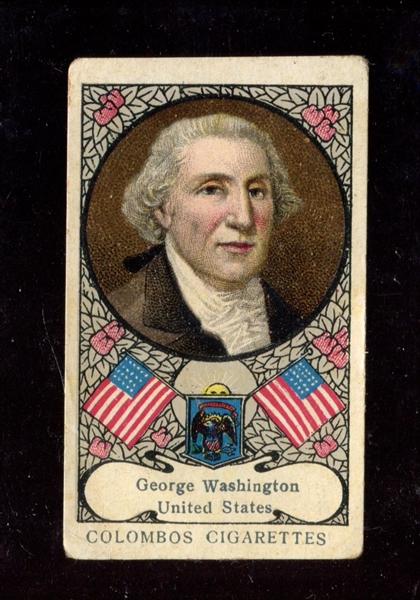 1908 Colombos Cigarettes George Washington Card