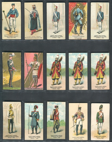 N224 Kinney Military Series Lot of (84) Cards