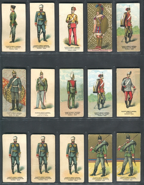 N224 Kinney Military Series Lot of (84) Cards