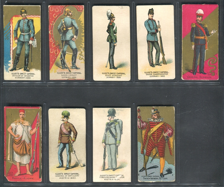 N224 Kinney Military Series Lot of (84) Cards