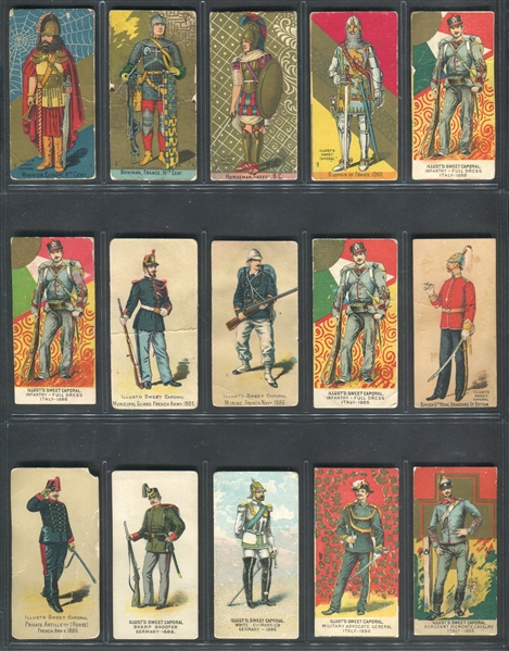 N224 Kinney Military Series Lot of (117) Cards