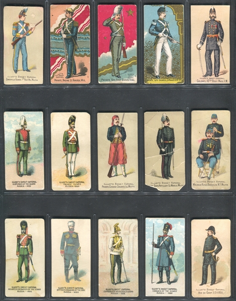 N224 Kinney Military Series Lot of (140) Cards