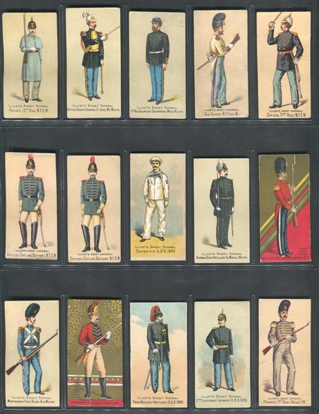 N224 Kinney Military Series Lot of (113) Cards