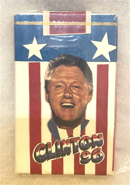 Interesting 1996 Bill Clinton Campain Full Unopened Cigarette Pack