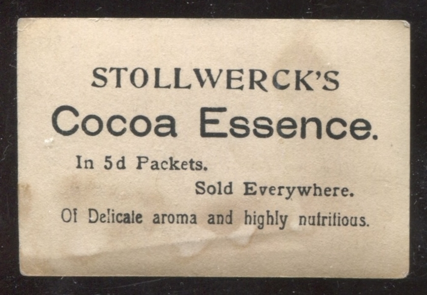 1910's Interesting Stollwerck Cocoa Card Chicago. Washington House (Like T119/T430)