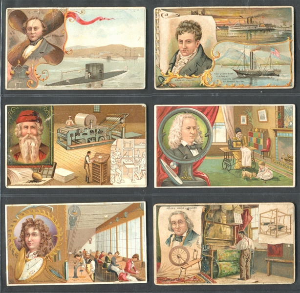 N554 John Finzer Inventors & Inventions Complete Set of (10) Cards