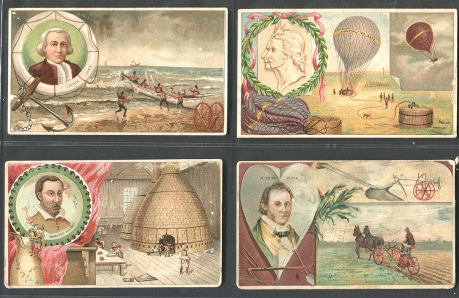 N554 John Finzer Inventors & Inventions Complete Set of (10) Cards