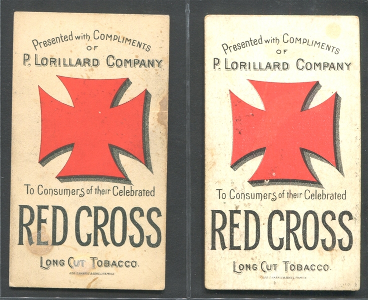 N264 Lorillard Red Cross Actresses Lot of (8) Cards