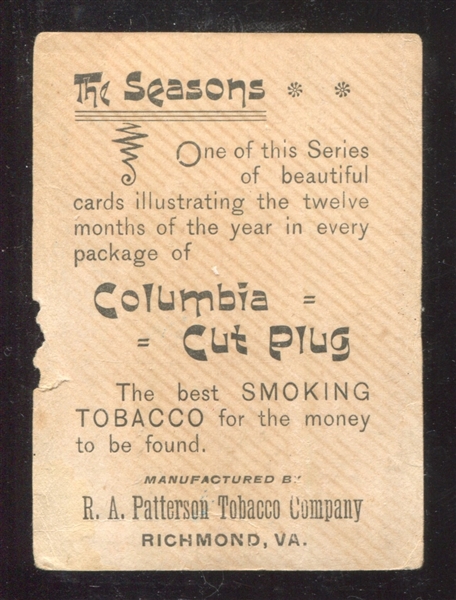 N561 Columbia Cut Plug The Seasons Type Card