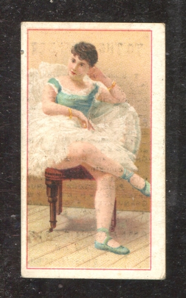 N490C American Eagle Tobacco Company Actresses Red Border Type Card