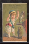 Vintage Allen & Ginter Our Little Beauties Trade Card