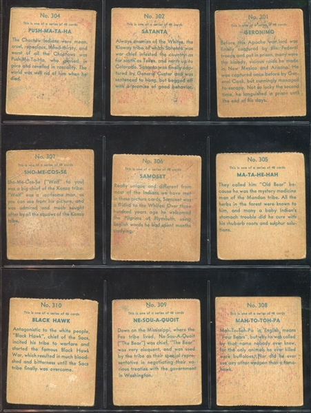 R129 Series of 48 Western Near Set of (40/48) Cards