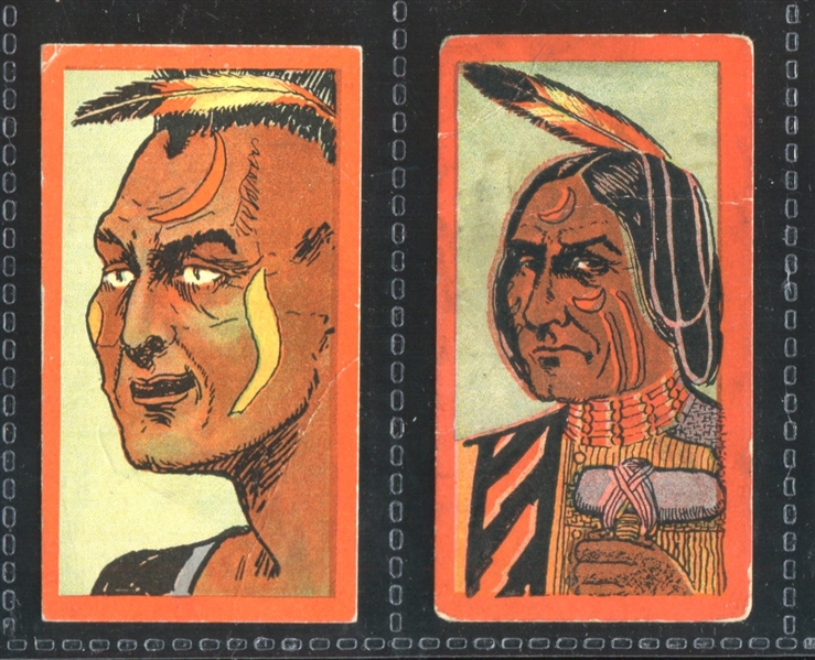 T74 Booker Tobacco Indian Series Lot of (2) Cards