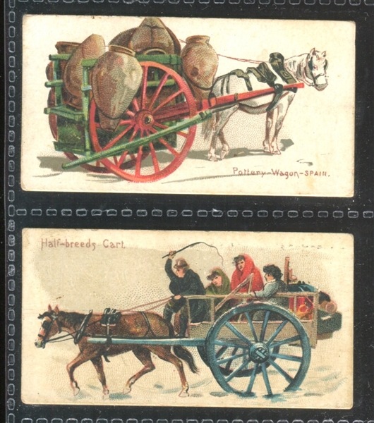 N90 Duke Cigarettes Vehicles of the World Lot of (5) Cards