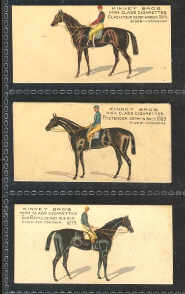 N230 Kinney Horses (English) Lot of (5) Cards