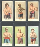 E76 American Caramel Boxing Lot of (6) Clean Cards