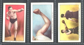 E79 Philadelphia Caramel Boxing Lot of (3) High Grade Cards