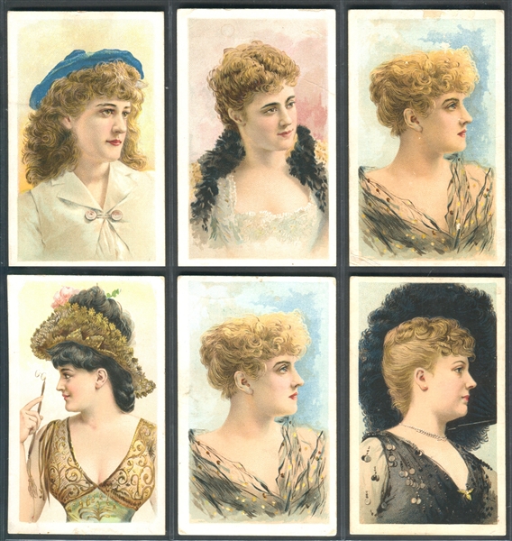 N111 Duke Fair Play Long Cut Gems of Beauty Lot of (6) Cards