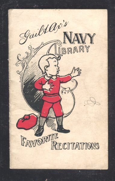 N115B Gail & Ax's Navy Library Favorite Recitations Type Booklet